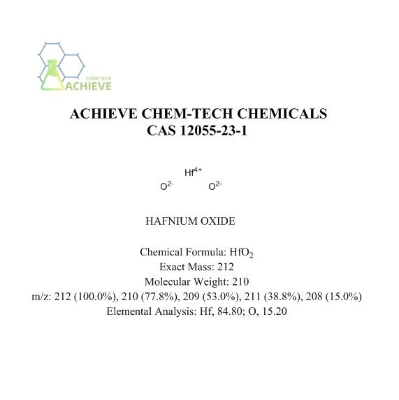 Prášok oxidu hafnia CAS 12055-23-1