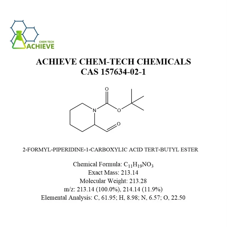 2-FORMYL-PIPERIDÍN-1-KARBOXYLOVÁ KYSELINA TERT-BUTYL ESTER CAS 157634-02-1
