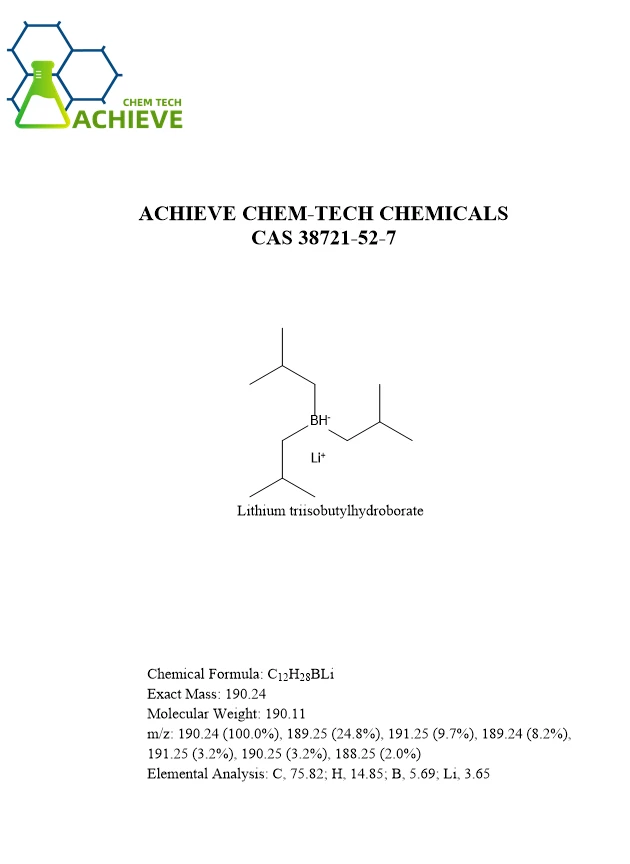 Lítium triisobutylhydrobote Cas 38721-52-7
